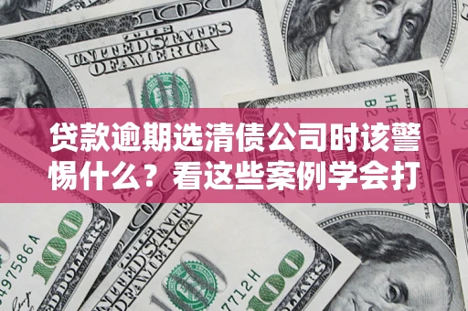 济南贷款逾期选清债公司时该警惕什么？看这些案例学会打翻身仗