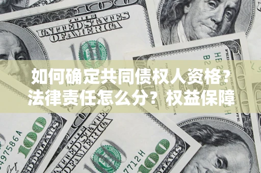 济南如何确定共同债权人资格？法律责任怎么分？权益保障技巧揭秘！