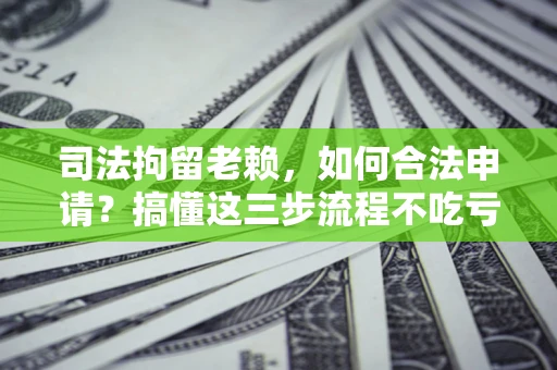 济南司法拘留老赖，如何合法申请？搞懂这三步流程不吃亏！