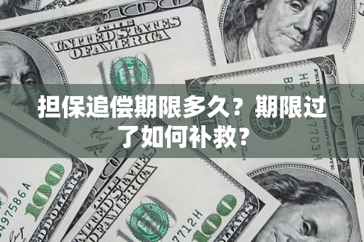 济南担保追偿期限多久？期限过了如何补救？