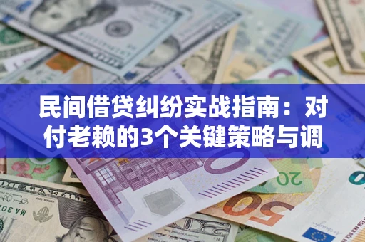 济南民间借贷纠纷实战指南：对付老赖的3个关键策略与调解盲区解析